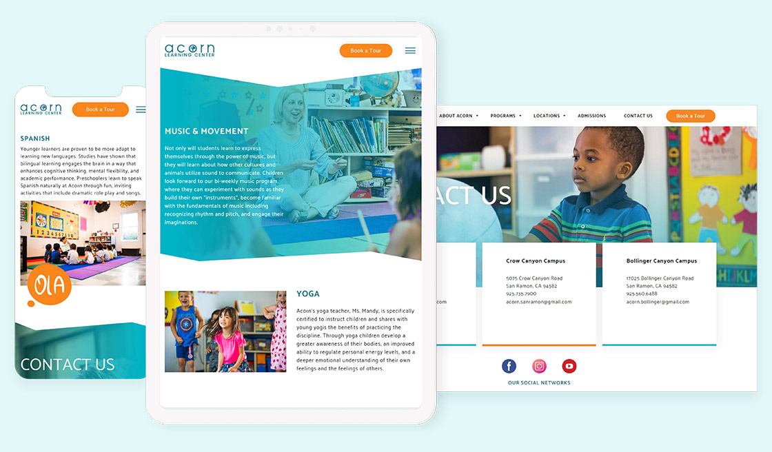 Acorn locations desktop